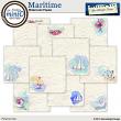 Maritime Watercolor Papers by Aftermidnight Design