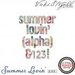 Summer Lovin' Alphabets for Digital Scrapbooking by Vicki Stegall Designs available at Oscraps.com