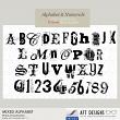 Brush Set: Mixed Alphabet by AFT Designs - Amanda Fraijo-Tobin @oscraps.com