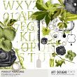 Peridot Pleasures Alphas & Embellishments by AFT Designs - Amanda Fraijo-Tobin @Oscraps.com #digitalscrapbooking #scrapbook