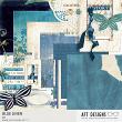 Blue Linen Kit by AFT Designs - Amanda Fraijo-Tobin @http://bit.ly/AFToscraps