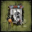 #digitalscrapbooking Halloween layout by AFT Designs - Amanda Fraijo-Tobin