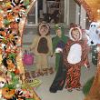 Trick or Treat Layout by  Renee