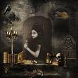 Mistress Of The Macabre by Veronica Spriggs Digital Art Layout 09