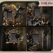Mistress Of The Macabre Digital Scrapbook Mini Quick Pages Preview by Veronica Spriggs