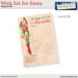 wish List for Santa by Aftermidnight Design