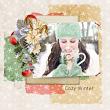Layout using Sweet Christmas, a collaboration between Snickerdoodle Designs and Linda Cumberland