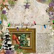 Snickerdoodle Designs Kit, Deck the Halls ,Layout by Chrissy