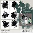 Embellishment Templates - Floral Masks 01 by AFT Designs @Oscraps.com