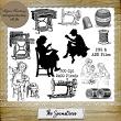 The Seamstress - Stamps - Set 2 by Idgie's Heartsong