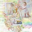 You Color My World Layout; Kit by Snickerdoodle Designs