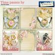 Time passes by Journal Cards by Aftermidnight Design