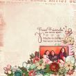 Layout using Snickerdoodle Designs Good Friends Kit