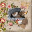 Love My Cat by Karen Schulz Designs Digital Art Layout 07
