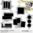 Embellishment Templates - Mask Clusters - Natural by AFT Designs @Oscraps.com