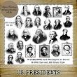 US PRESIDENTS - 65 PNG Stamps and ABR Brush Files by Idgie's Heartsong