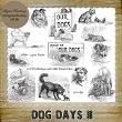 DOG DAYS II - 12 PNG Stamps and ABR Brush Files by Idgie's Heartsong