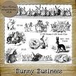 BUNNY BUSINESS - 10 PU/CU PNG Stamps and ABR Brushes by Idgie's Heartsong