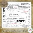 A Time To Grow - Word Art by Idgie's Heartsong