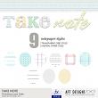 Layer Styles: Take Note #digitalscrapbooking Photoshop Styles by AFT Designs - Amanda Fraijo-Tobin