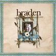 "Braden"  #digitalscrapbooking layout by AFT Designs - Amanda Fraijo-Tobin