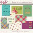 Summer Newspaper Journal Cards by Vero