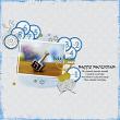 Oh Hanukkah Digital Scrapbook Kit by Vicki Robinson Sample Layout 01