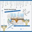 Oh Hanukkah Digital Scrapbook Kit by Vicki Robinson Sample Layout 06