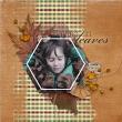 "Playing In Leaves" #digitalscrapbooking layout by AFT Designs - Amanda Fraijo-Tobin using Cranberry Crisp Kit