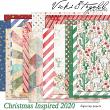 52 Inspirations 2020 Christmas Inspired Digital Scrapbooking Papers by Vicki Stegall