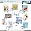Winter Pleasures Stamps by Aftermidnight Design