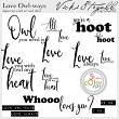 Love Owl Ways Digital Scrapbooking Word Art Titles by Vicki Stegall @ Oscraps.com