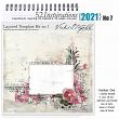 52 Inspirations 2021 Layered Sketch Template Page Kit by Vicki Stegall @ Oscraps.com
