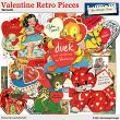 Valentine Retro Pieces by Aftermidnight Design