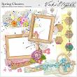 Spring Digital Scrapbooking Clusters by Vicki Stegall @ Oscraps.com