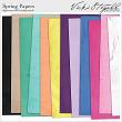 Spring Digital Scrapbooking Solid Cardstock Papers by Vicki Stegall @ Oscraps.com