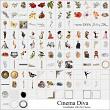 Cinema Diva Digital Scrapbook Kit Preview by Lynne Anzelc