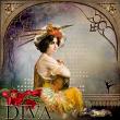 Cinema Diva by Lynne Anzelc Digital Art Layout 1