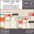 Export One PNGs Script for Photoshop by Wendyzine