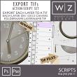 Export TIFs Script for Photoshop by Wendyzine