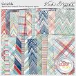 Griselda Digital Scrapbooking Chevrons, Stripes & Plaid Background Papers  by Vicki Stegall @ Oscraps.com