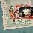 "All American" #digitalscrapbooking layout by AFT Designs using Independence Day Kit