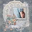 Bohemian Bliss Digital Scrapbook Layout 02 by Kythe