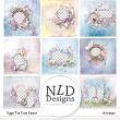 Egg'stra Cute Digital Scrapbook Quick Pages by NLD Designs