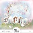 Egg'stra Cute Digital Scrapbook Alpha by NLD Designs