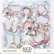 Egg'stra Cute Digital Scrapbook Clusters by NLD Designs