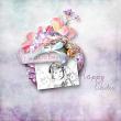 Egg'stra Cute Digital Scrapbook Layout by NLD Designs 17