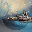 Mermaiden by Lynne Anzelc Digital Art Layout 07