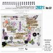 52 Inspirations 2021 Friendship Garden Add On Digital Scrapbooking Page Kit by Vicki Robinson @ Oscraps.com
