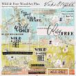 Digital Scrapbook Words | Wild and Free by Vicki Stegall | Oscraps